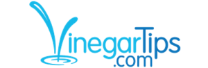 Vinegar Tips blue typography logo.